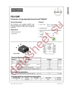 FDJ129P datasheet  